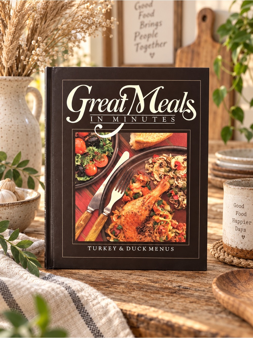 Vintage Time Life Great Meals in Minutes Turkey & Duck Menus Cookbook